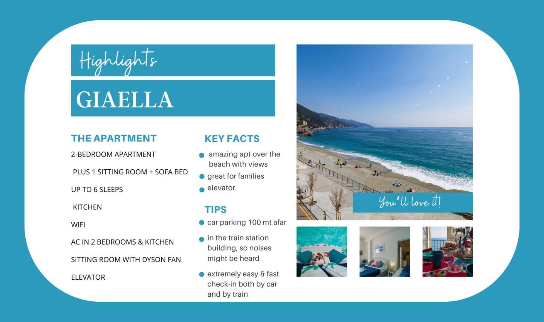 Giaella Sea View Apartment Monterosso al Mare Exterior photo